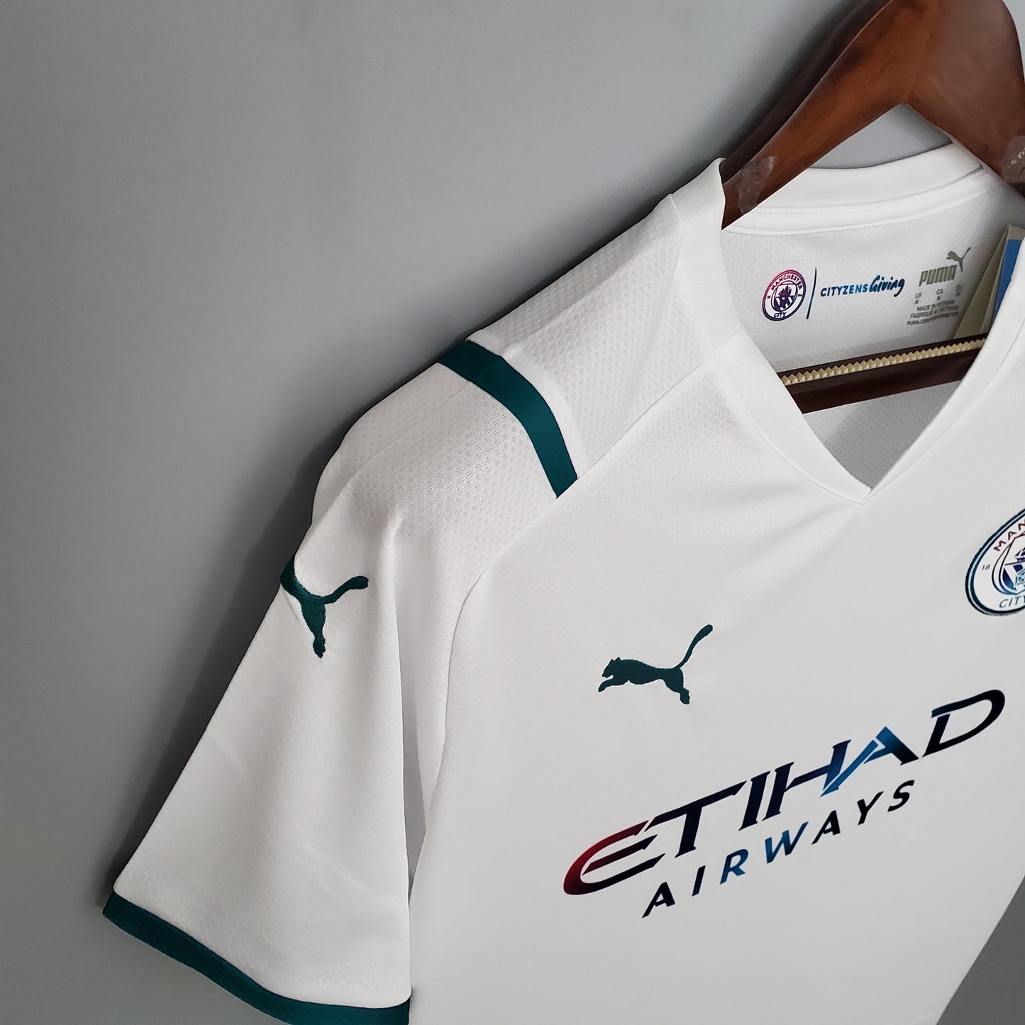Camiseta Retro Manchester City FC Visitante 2021-22