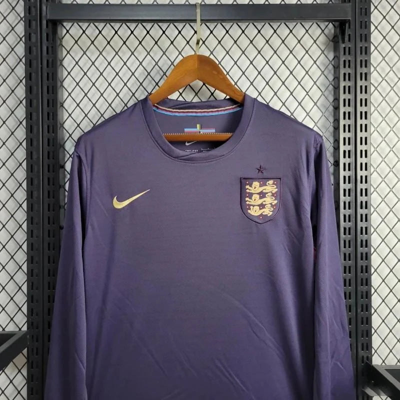 Angleterre Maillot Rétro Extérieur Manches Longues 2024-25