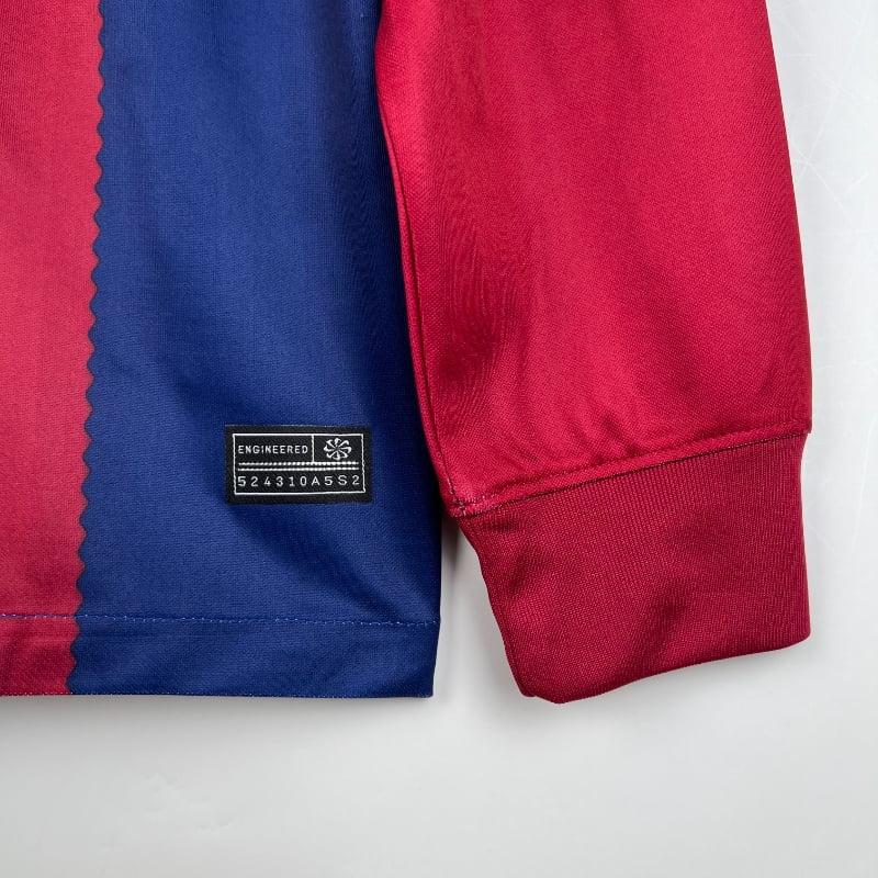 Camiseta Retro FC Barcelona Manga Larga 2023-24