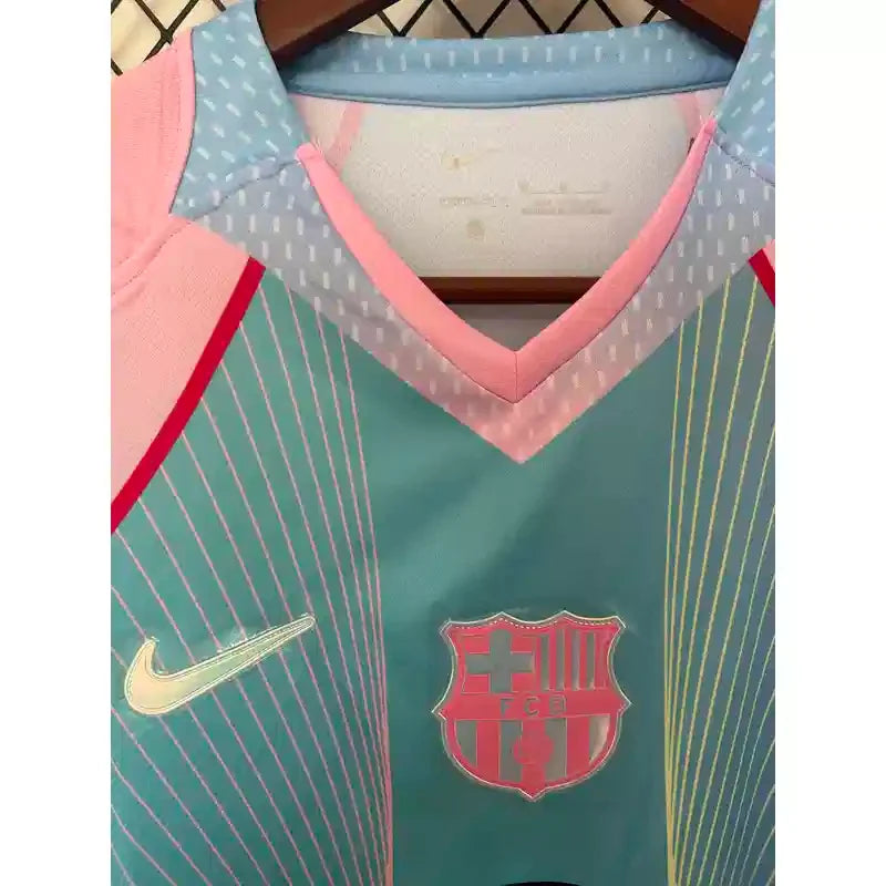 Camiseta FC Barcelona Edición Especial Azul 2025-26 - Fútbol Club Vintage
