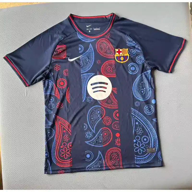 Camiseta FC Barcelona Edición Conmemorativa Azul 2025-26 - Fútbol Club Vintage