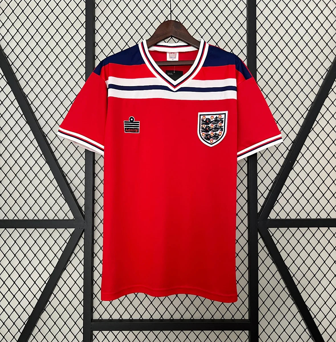 Retro England Away Shirt 1982 | Classic Three Lions Admiral | Free