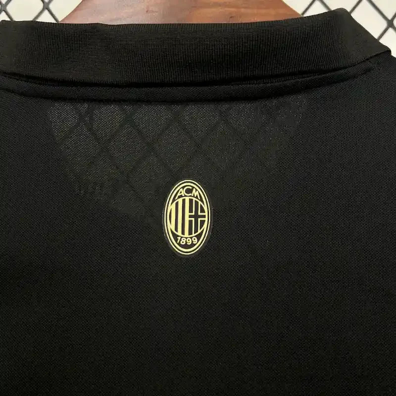 Camiseta Retro AC Milán 125 Aniversario Portero Negra 2024-25 - Fútbol Club Vintage