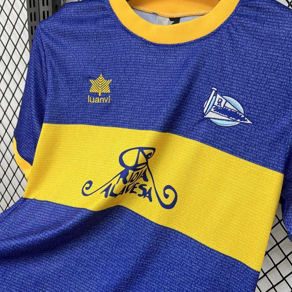 Camiseta Retro Deportivo Alaves FINAL UEFA 2000-01 - Fútbol Club Vintage
