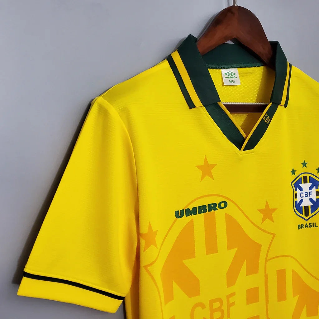 Camsieta Retro Brasil 1993-94 - Fútbol Club Vintage