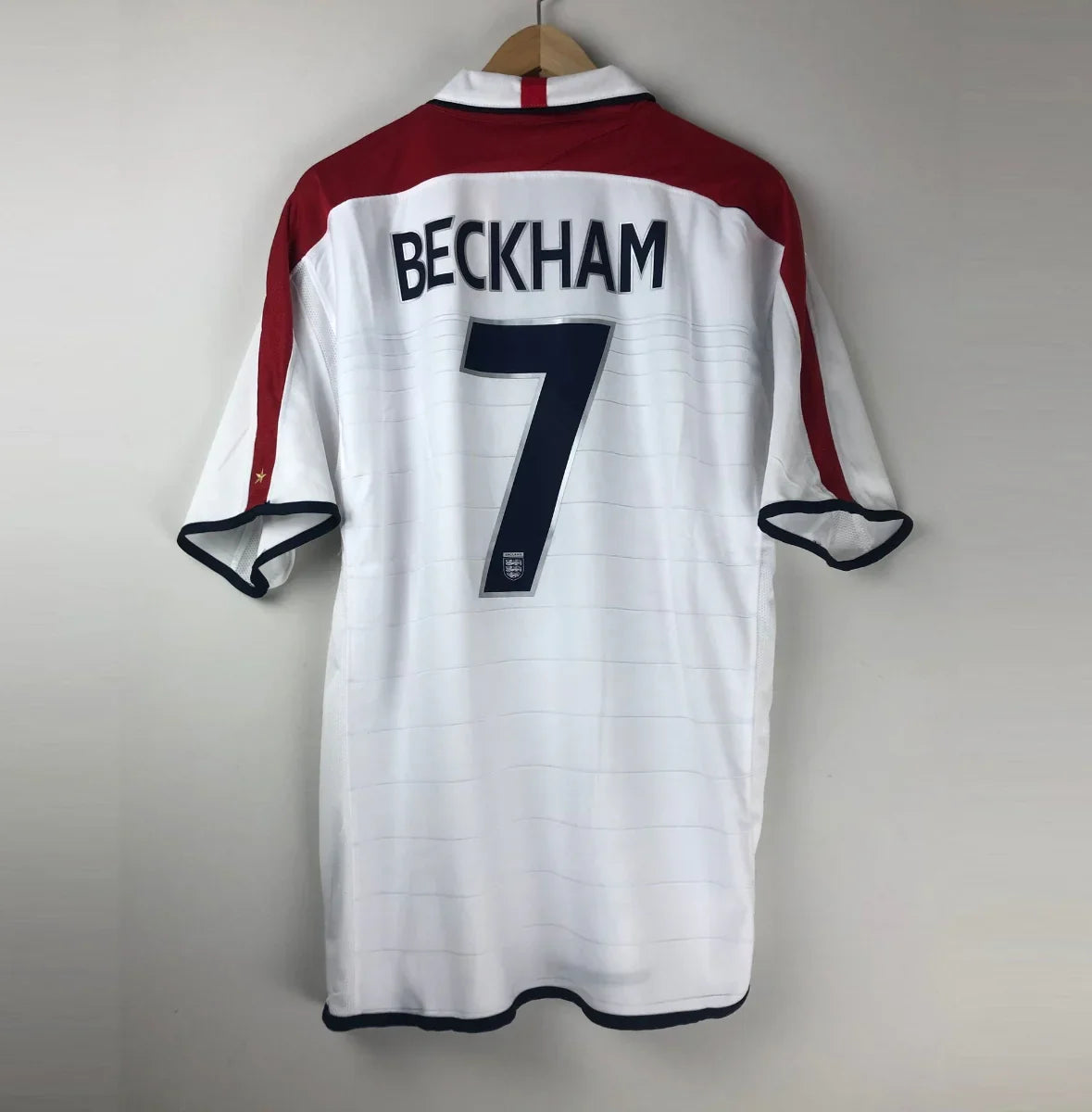 England 2004 David Beckham Shirt – Umbro Euro Cup Vintage - Free