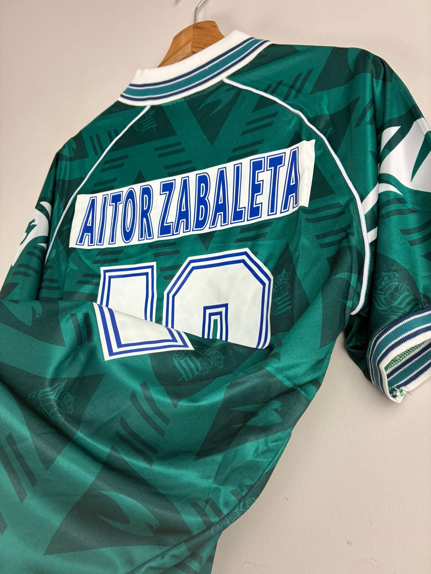 Camiseta Retro Real Sociedad Visitante 1995-96 Aitor Zabaleta