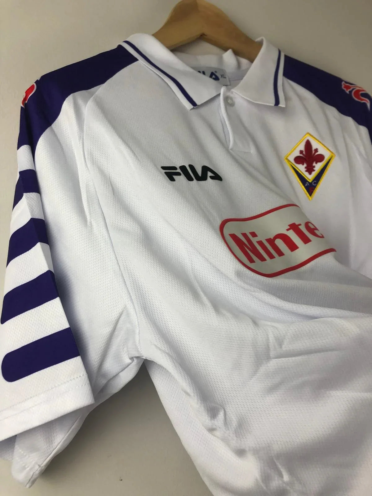 Camiseta Retro Batistuta ACF Fiorentina Visitante 1998-99 - Fútbol Club Vintage