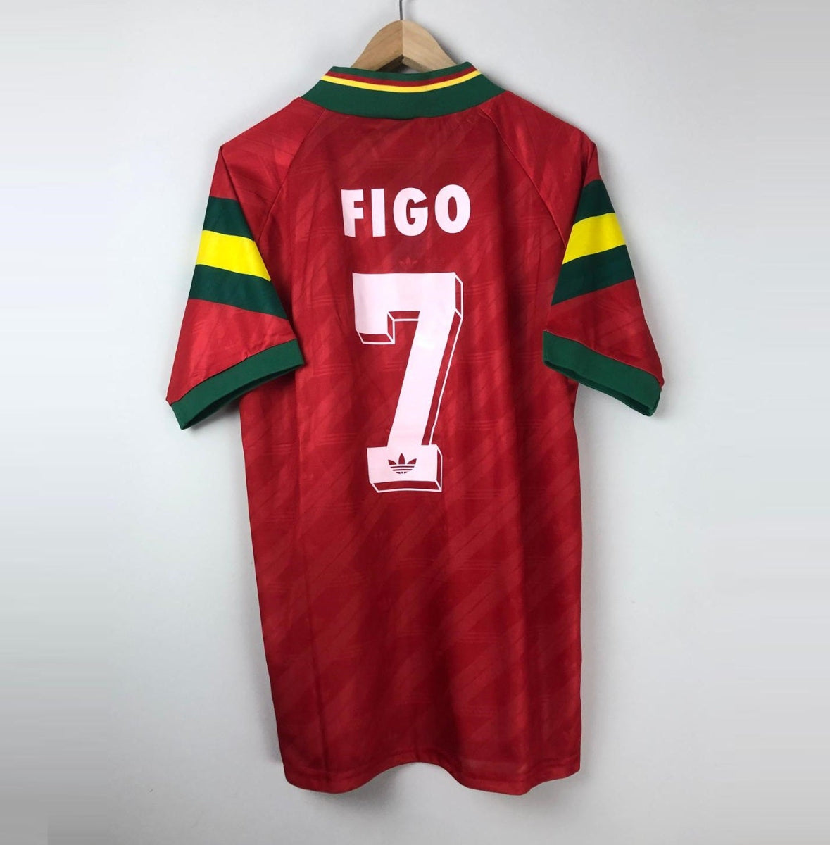 Retro Portugal 1992-94 Figo Shirt – Vintage Adidas Edition | Free
