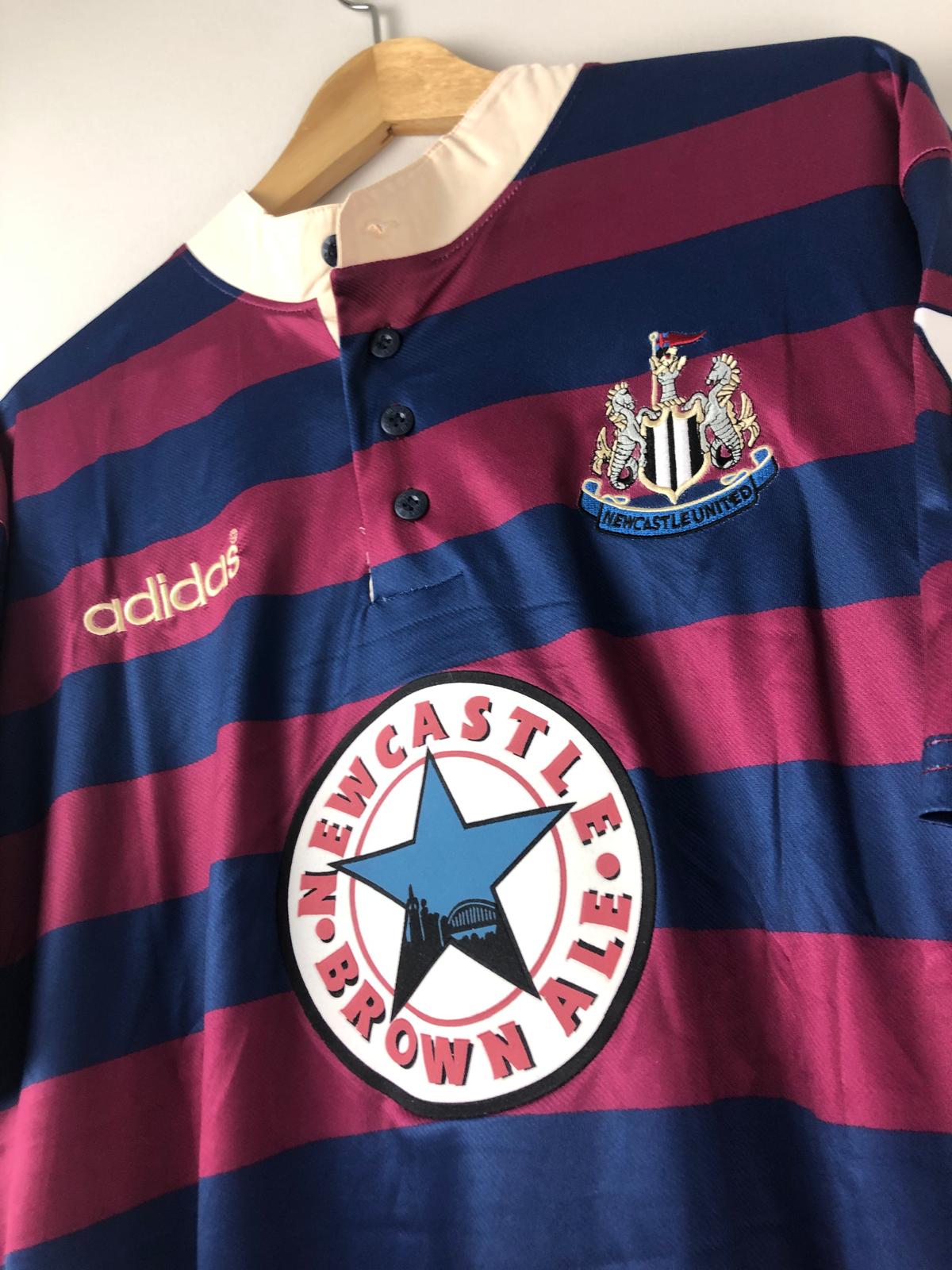 Retro Ginola Newcastle United FC Away Jersey 1995-96