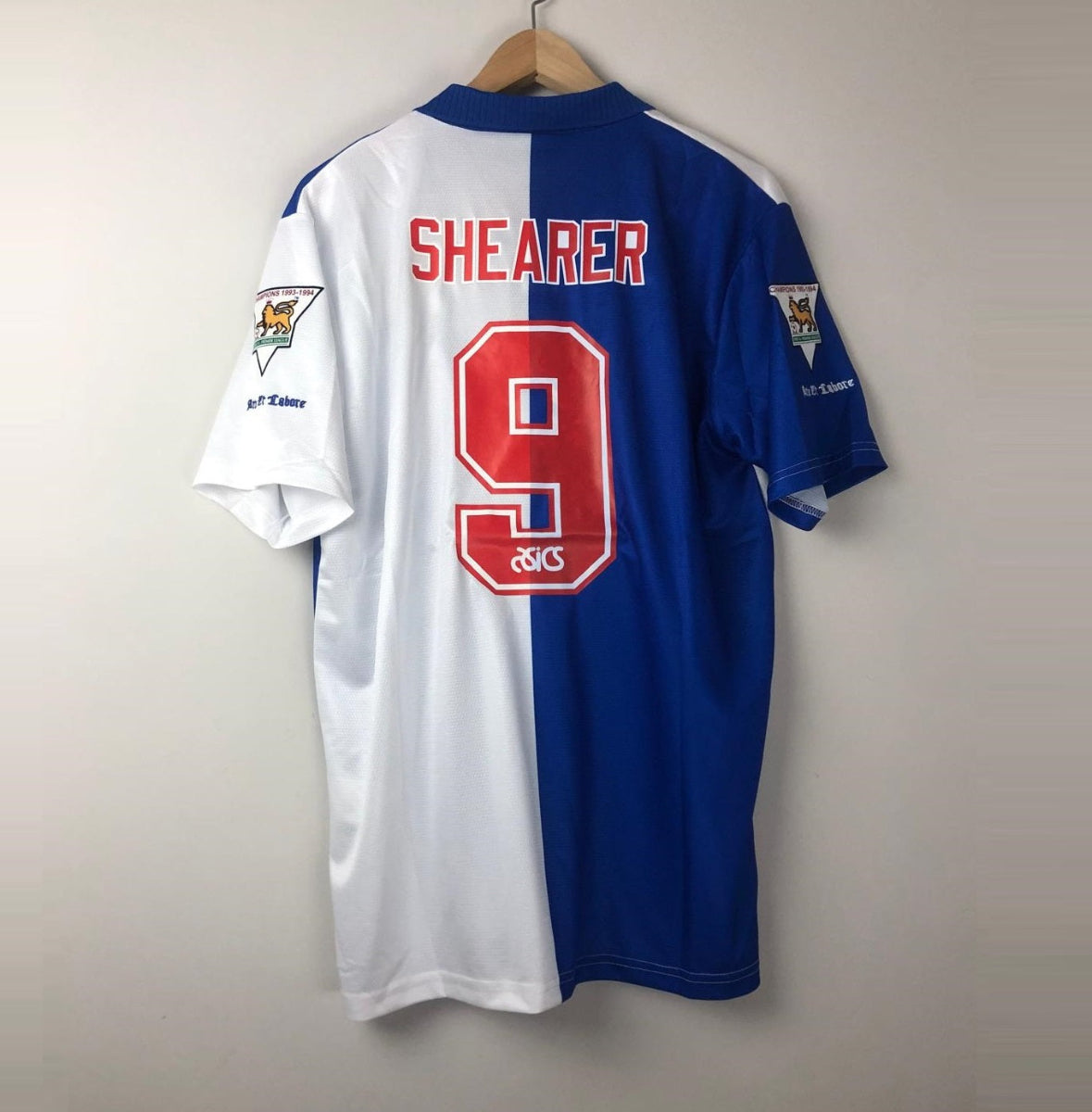 Camiseta Clásica Blackburn Rovers 1994–95 SHEARER #9 | Asics Retro