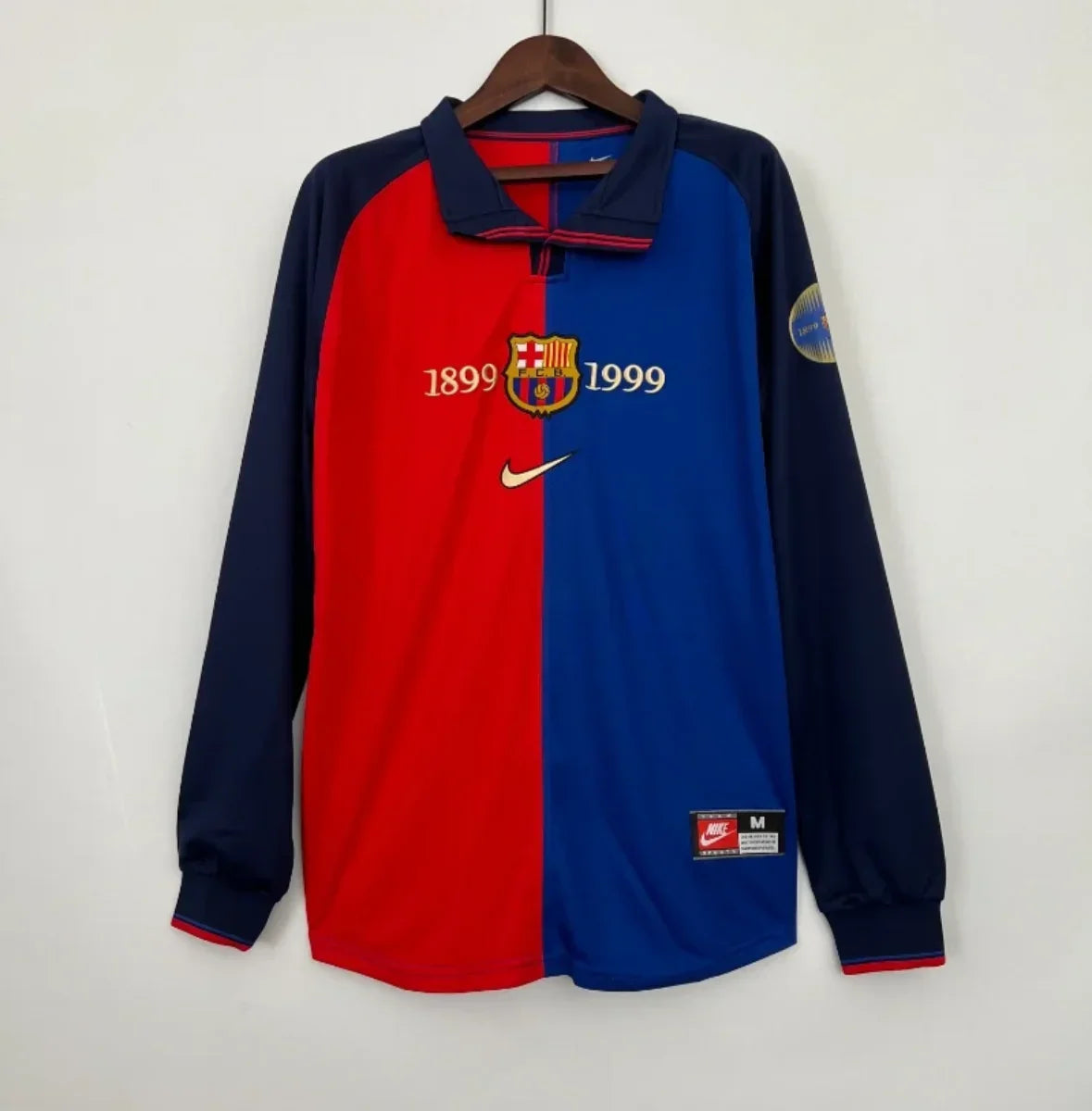 FC Barcelona Retro Shirt 1999-00 Centenary Long Sleeve | retro FC Barcelona Retro Shirt 1999-00 Centenary Long Sleeve | retro