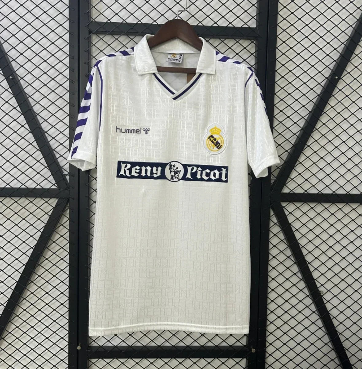 【超希少】REAL MADRID AWAY SHIRT 1989/90 Real Madrid 1989 Away Retro Shirt | Reny Picot x Hummel | Classic