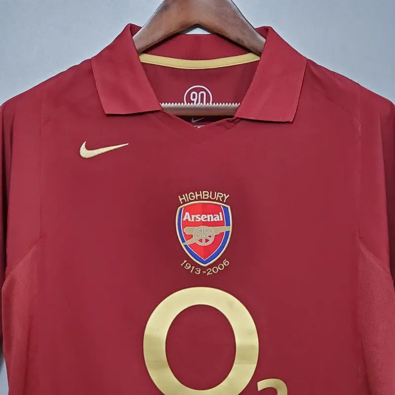 Camiseta Arsenal FC Visitante 2005-06 Retro