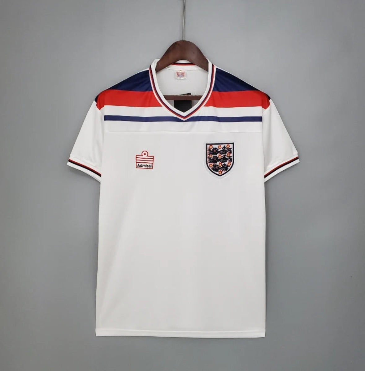 Retro England 1982 Shirt | Classic Three Lions Admiral | Free