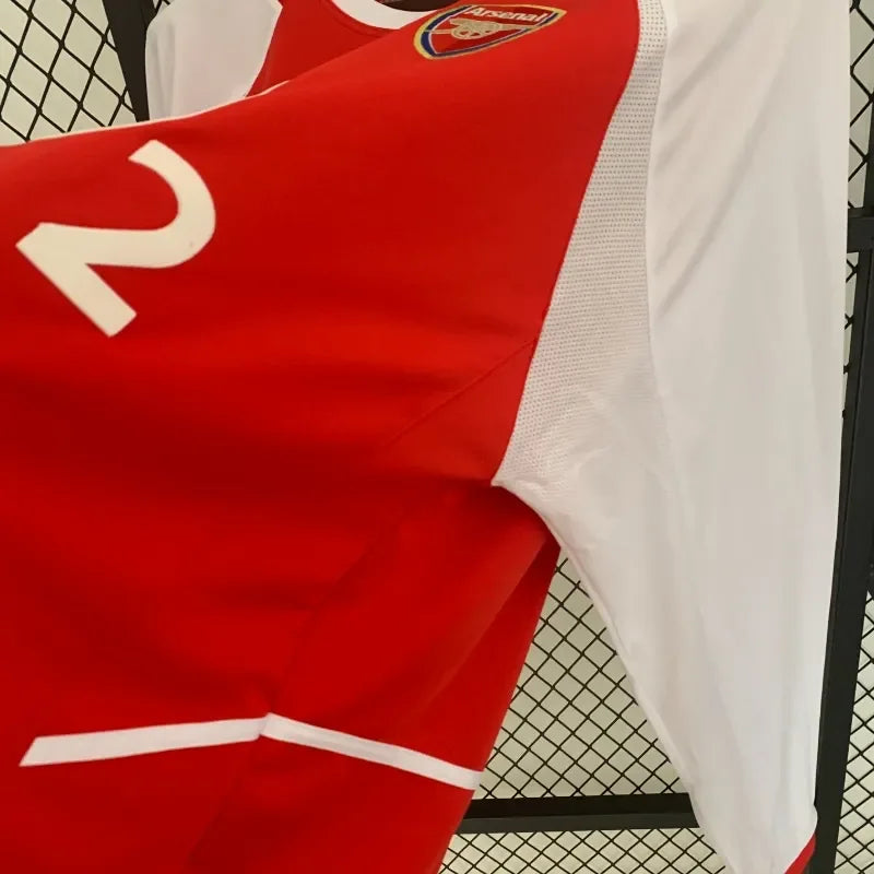 Camiseta Arsenal FC Manga Larga 2002-04 Retro - Fútbol Club Vintage