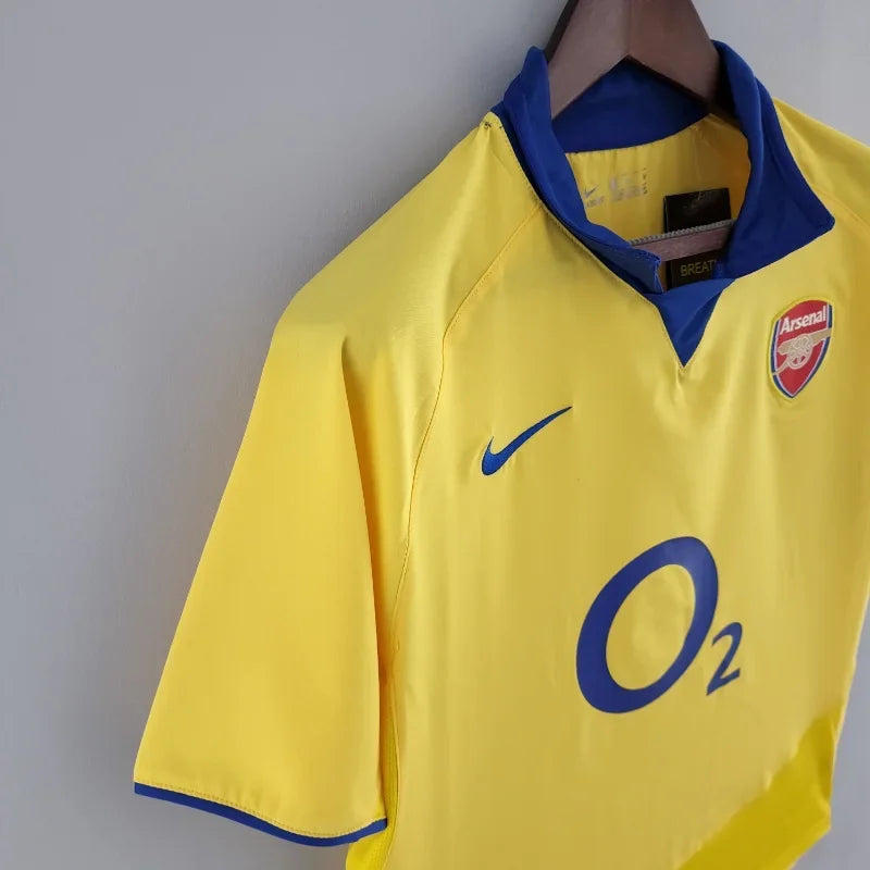 Camiseta Arsenal FC Visitante 2003-05 Retro - Fútbol Club Vintage