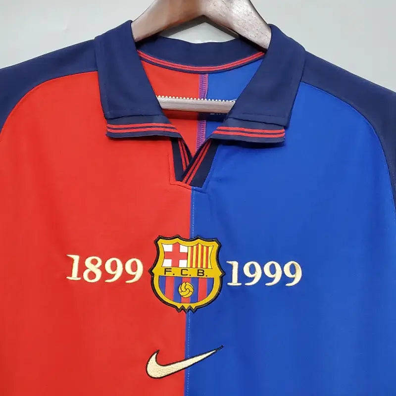 Camiseta Retro FC Barcelona 100 Aniversario 1999-00
