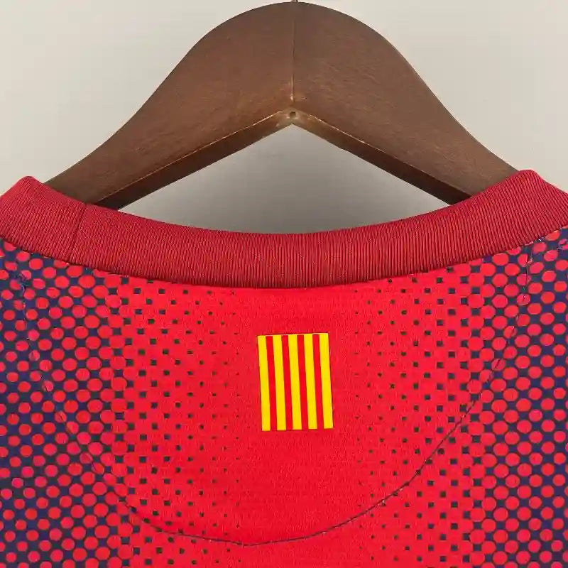 Camiseta Retro FC Barcelona Manga Larga 2012-13