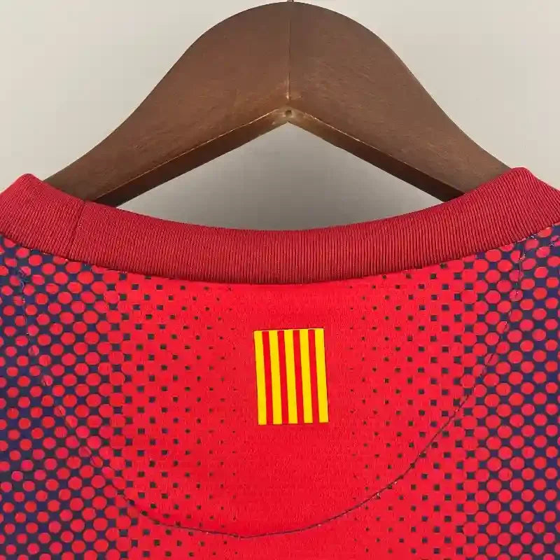 Camiseta Retro FC Barcelona Manga Larga 2012-13 - Fútbol Club Vintage