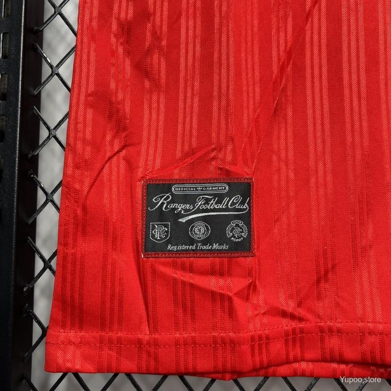 Camiseta Retro Rangers FC Visitante 1995-96 - Fútbol Club Vintage