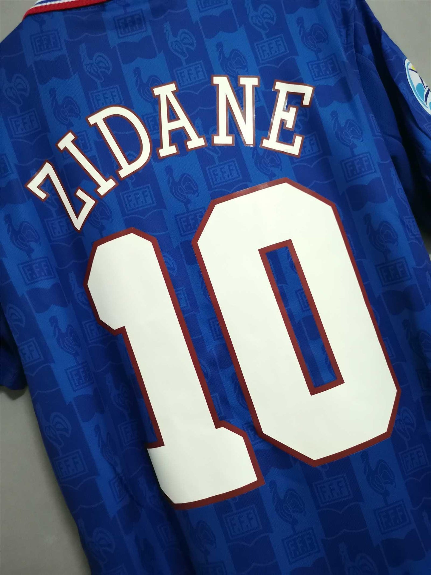 Zidane Francia Visitante 1996 - Fútbol Club Vintage