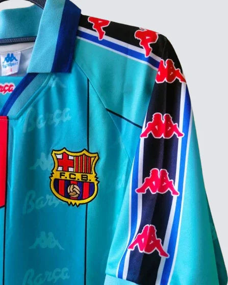 Camiseta del FC Barcelona Visitante 1996-1997 - Ronaldo Nazário - Fútbol Club Vintage
