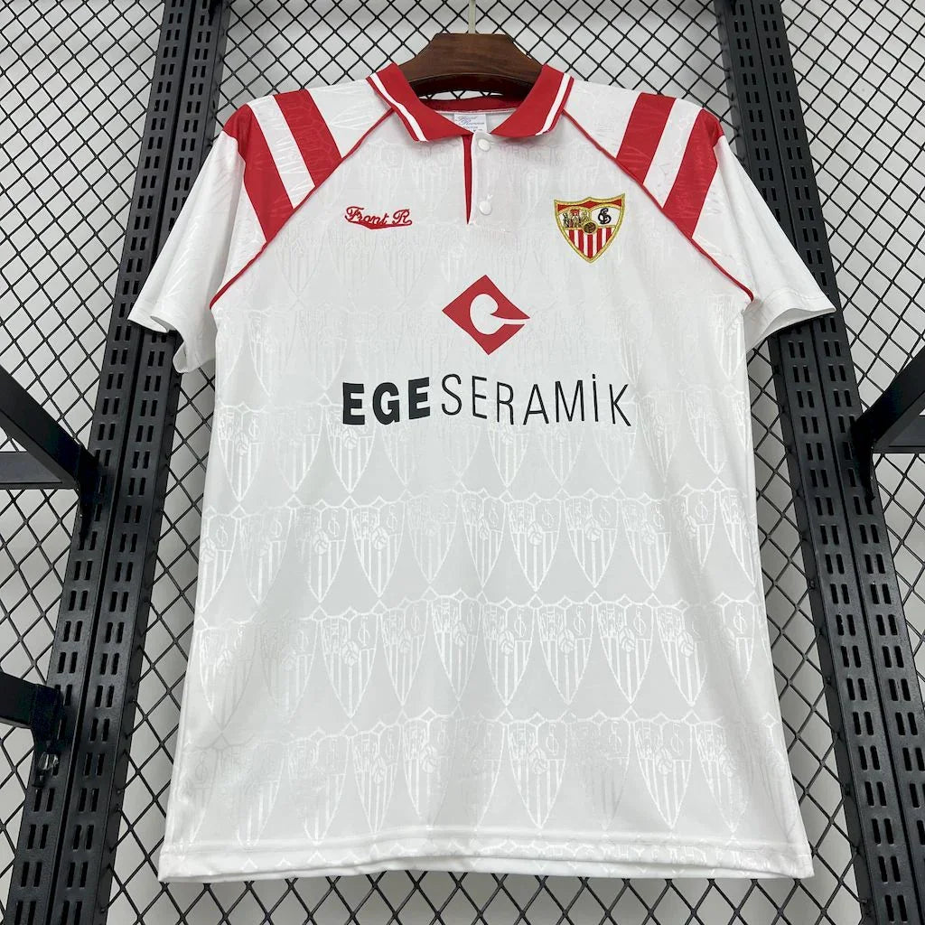 Camiseta Retro Sevilla FC (EGESERAMIK) 1992-93 - Fútbol Club Vintage