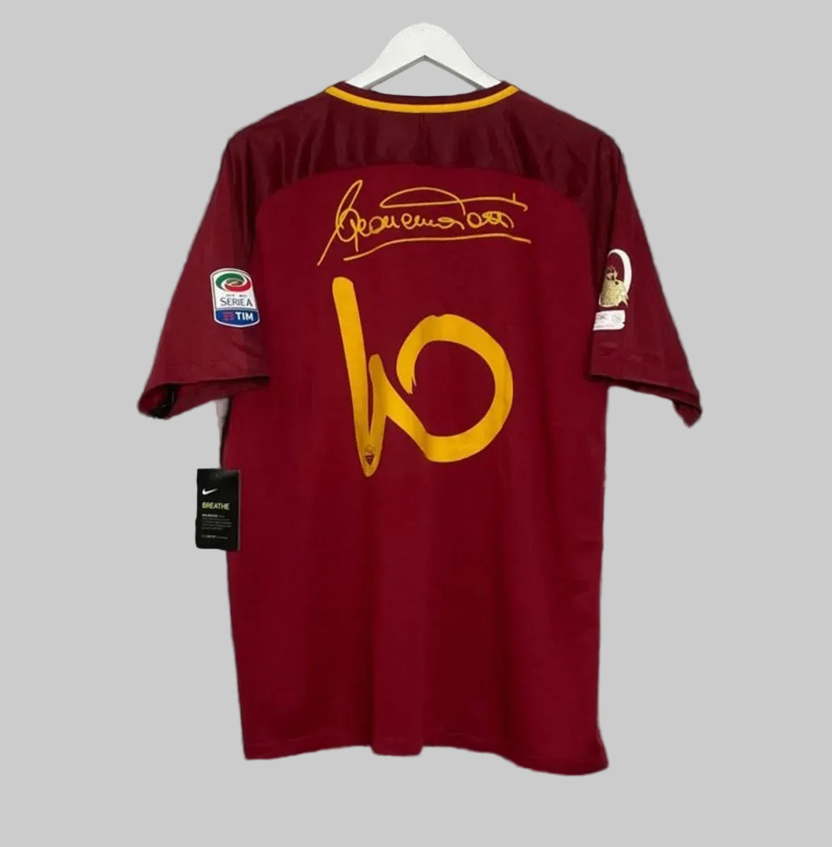 Retro AS Roma Francesco Totti Tribute Jersey 2017-18 | Premium