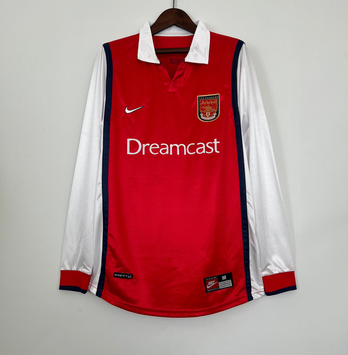 Camiseta Arsenal FC Manga Larga 2000-01 Retro