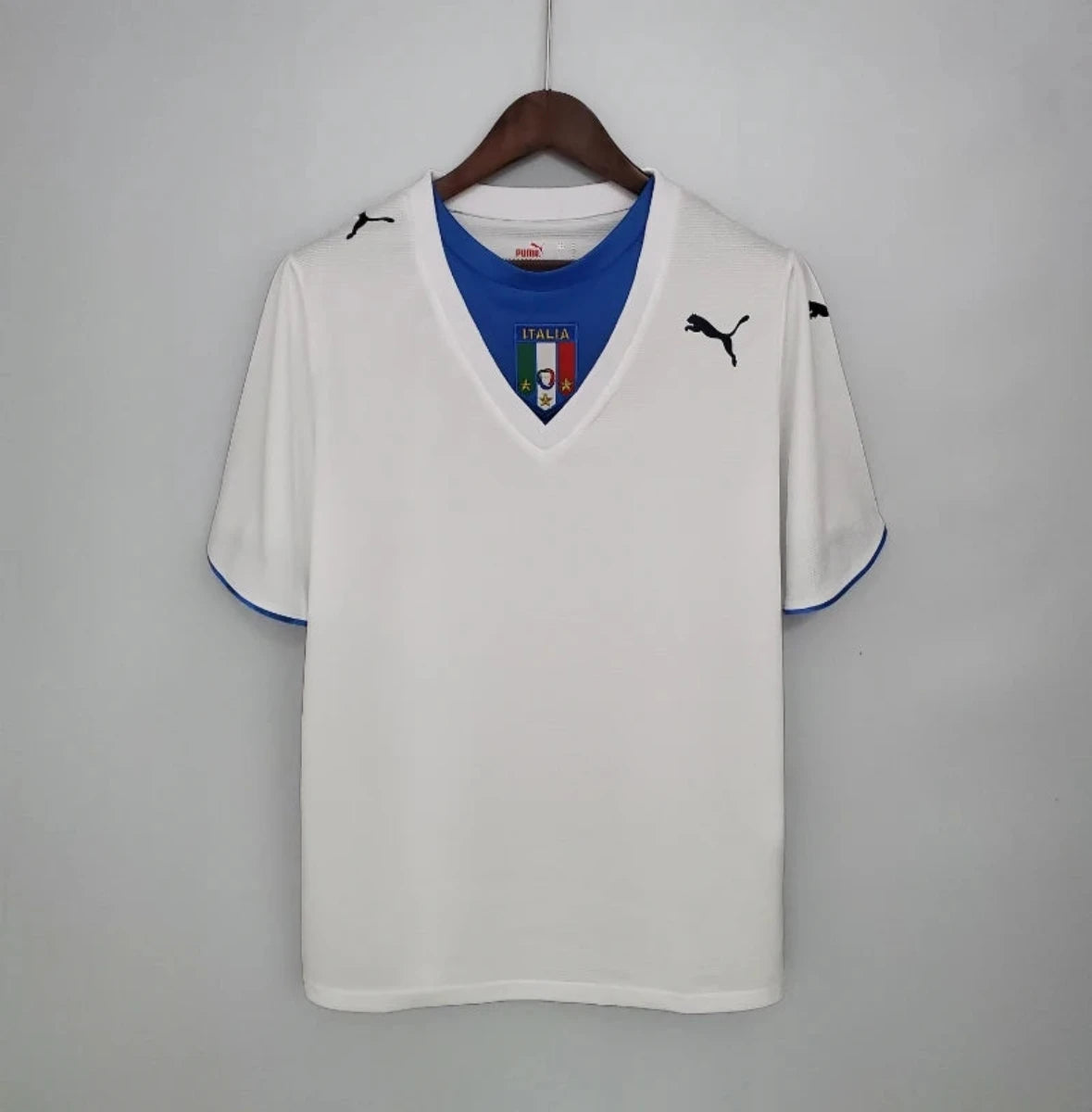 Camiseta Retro Italia 2006 Blanco