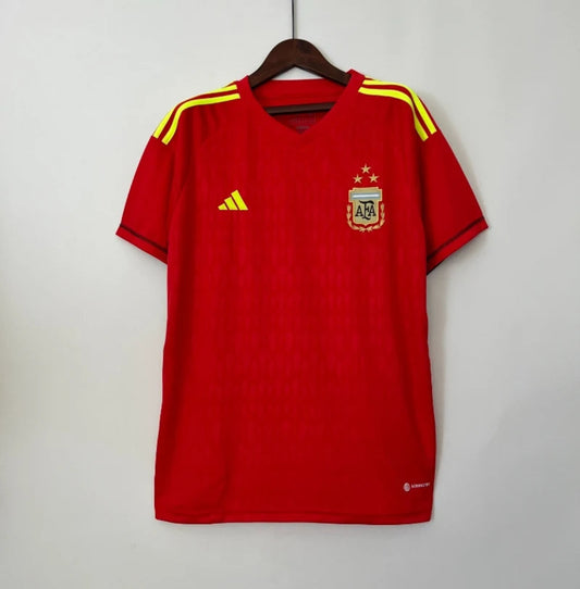 Maillot rétro Argentine gardien de but rouge 2023