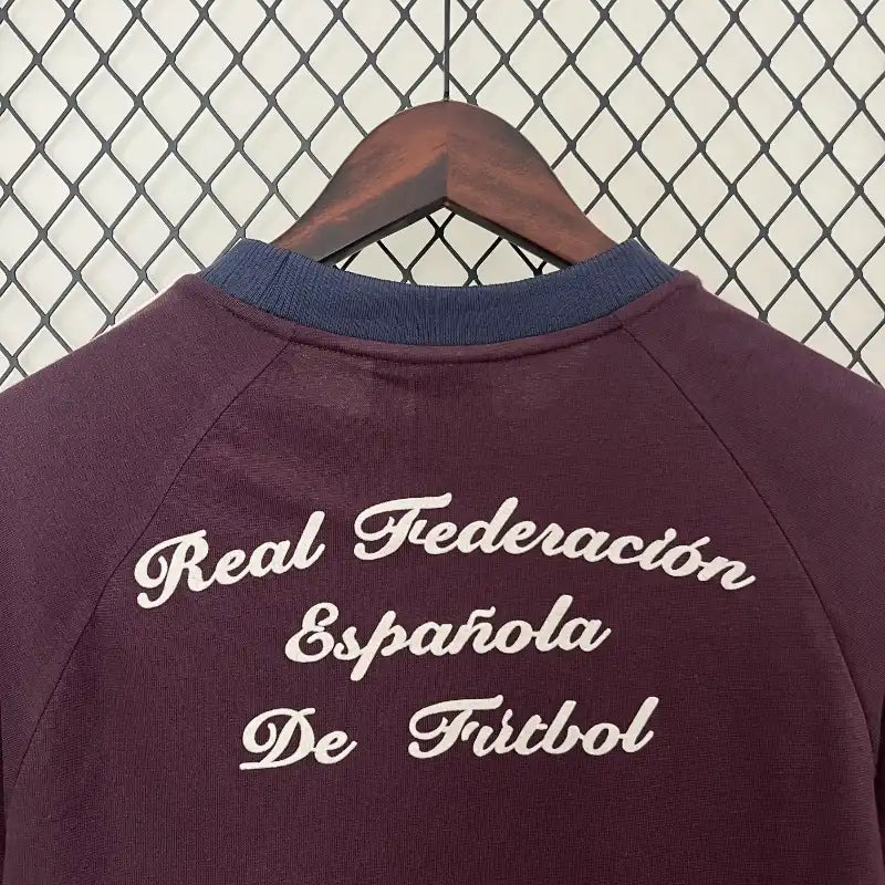 Camiseta España Retro Marrón 2024