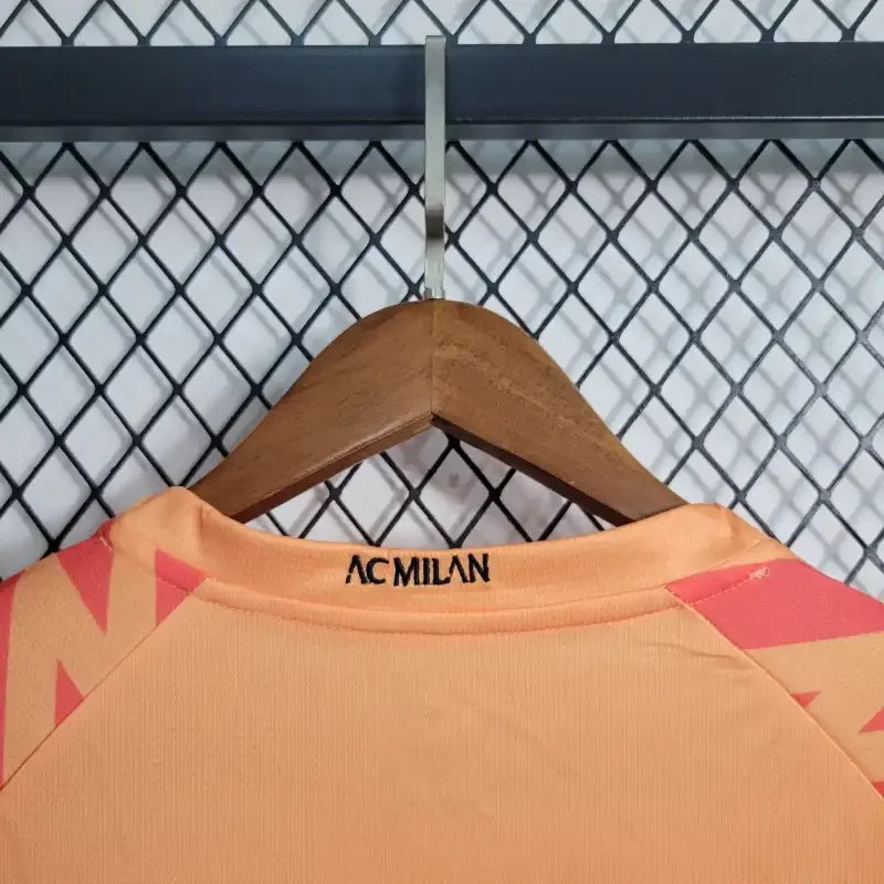 Camiseta Retro AC Milán Portero Naranja 2023-24 - Fútbol Club Vintage