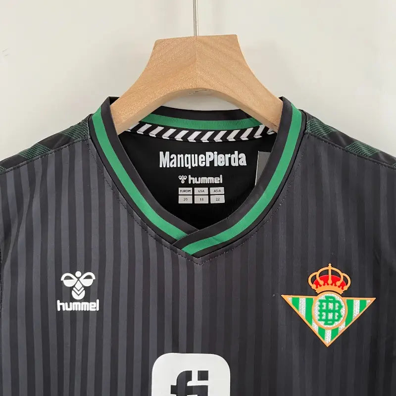 Retro Real Betis Football Kids Away Jersey 2nd Division 2023-24