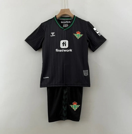 Retro Real Betis Balonpié Niños Visitante 2ª 2023-24