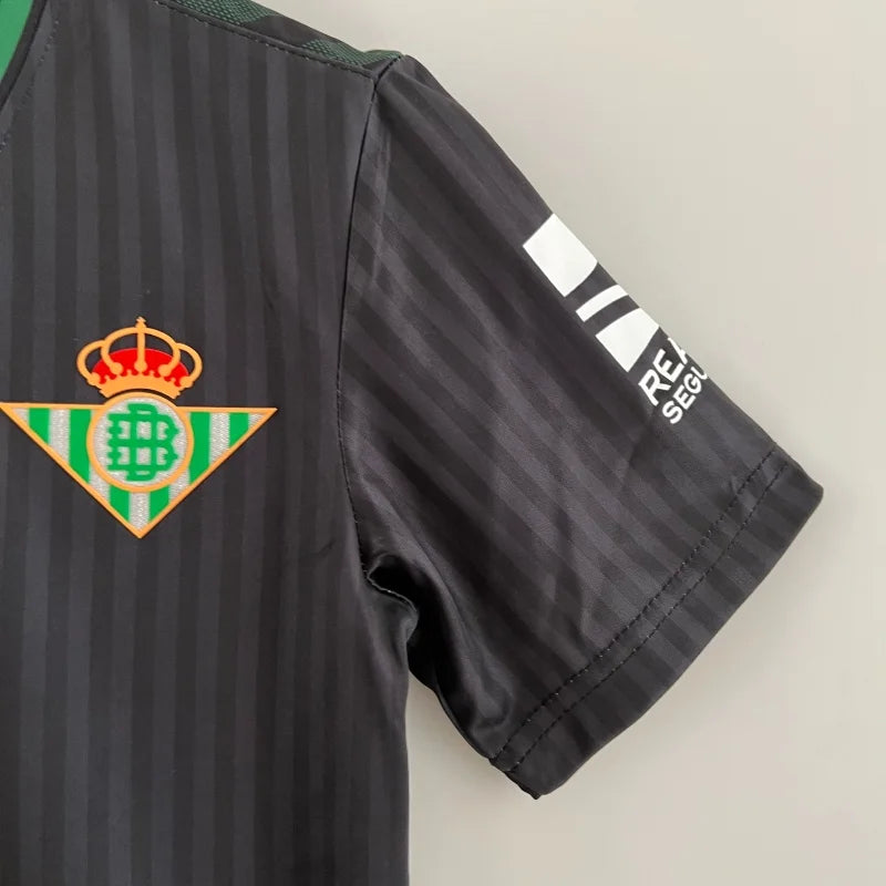 Retro Real Betis Football Kids Away Jersey 2nd Division 2023-24