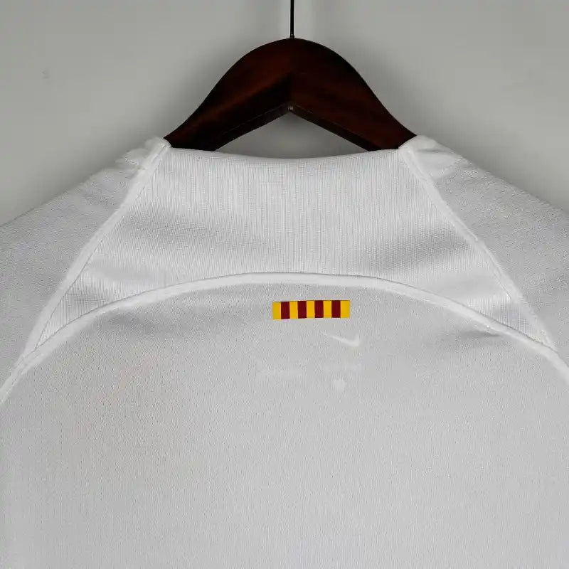 Camiseta Retro FC Barcelona Visitante Manga Larga 2023-24