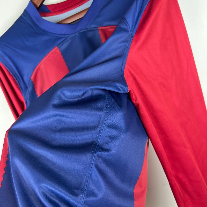 Camiseta Retro FC Barcelona Manga Larga 2023-24