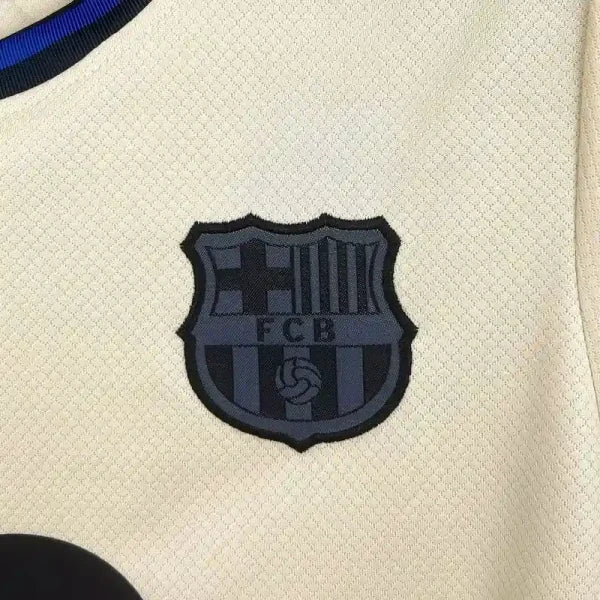 FC Barcelona Kids Away Beige Black Mamba 2025-26
