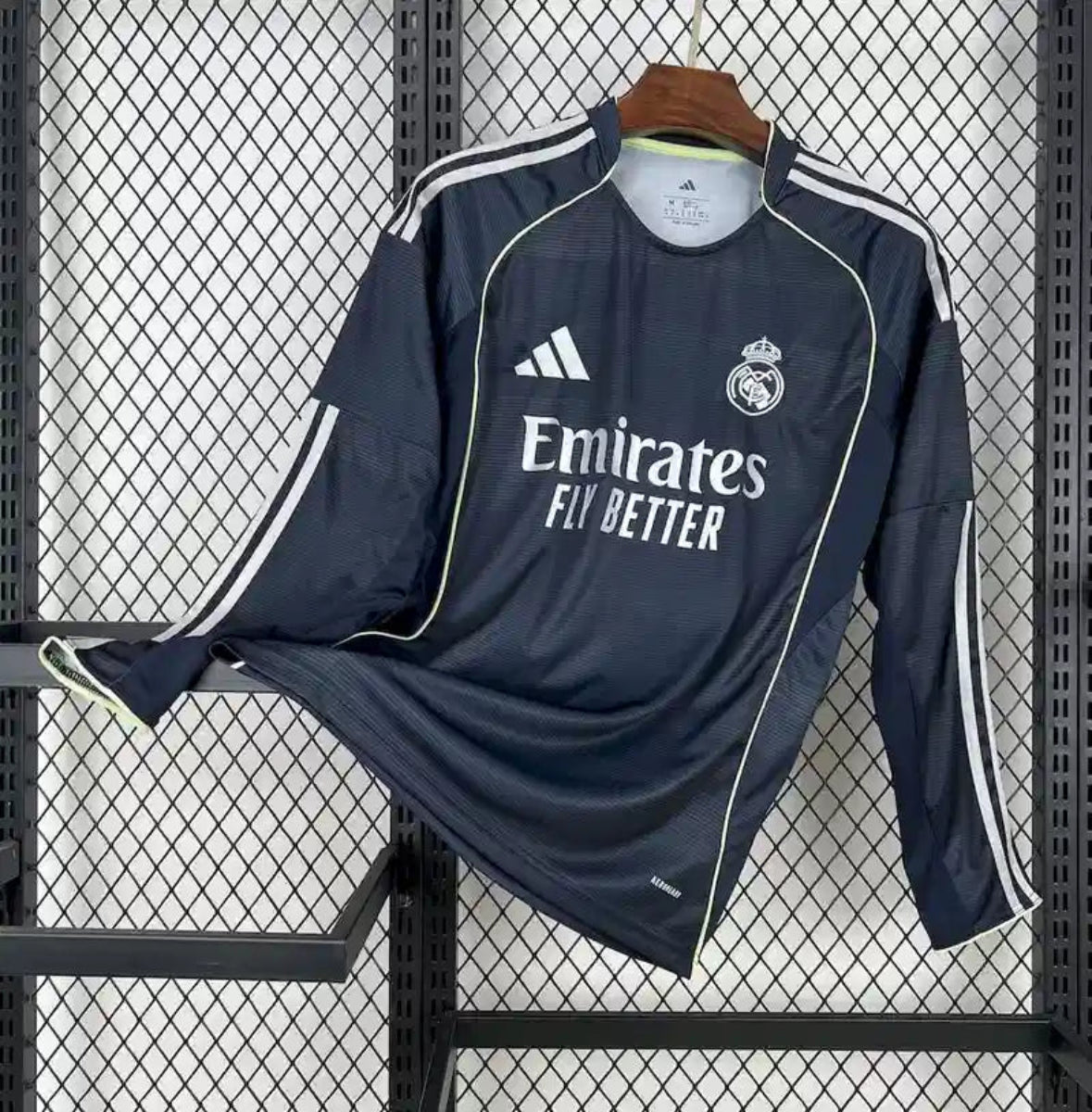 Real Madrid Away Long Sleeve Jersey 2025-26