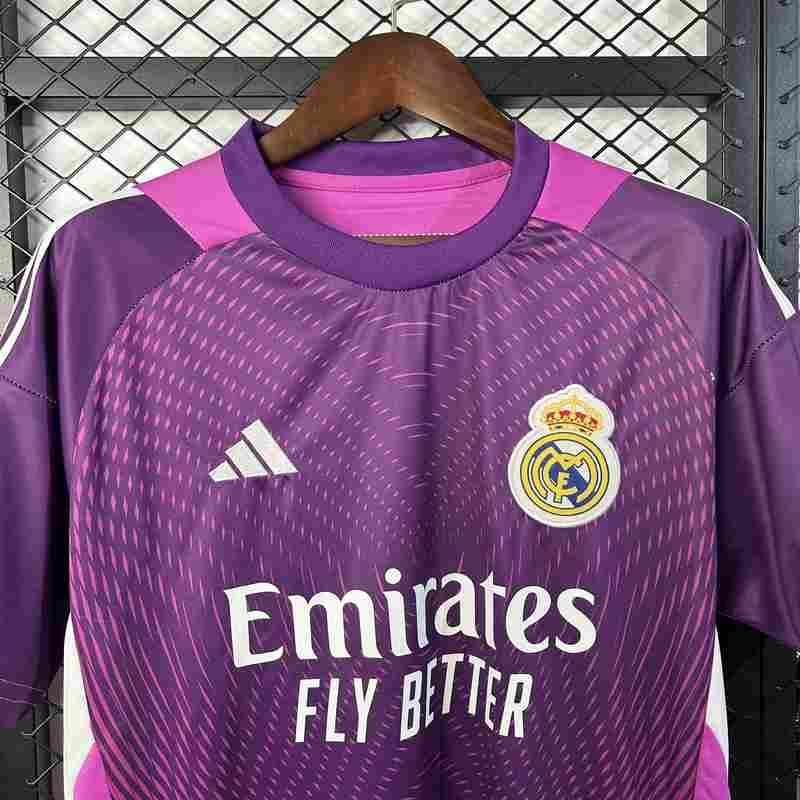 Camiseta Real Madrid Portero Rosa 2025-26 - Fútbol Club Vintage