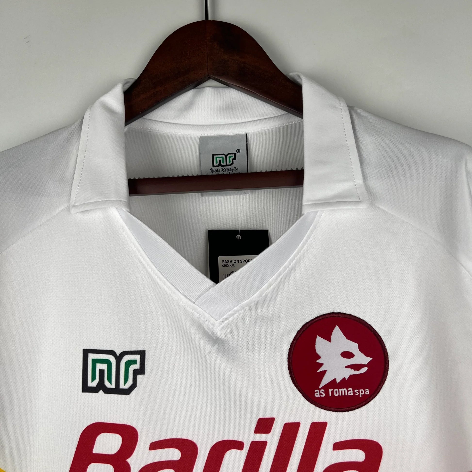 Maillot foot rétro Aeroporti di Roma N°10 années 1990 Maillot foot rétro Aeroporti di Roma N°10 années 1990