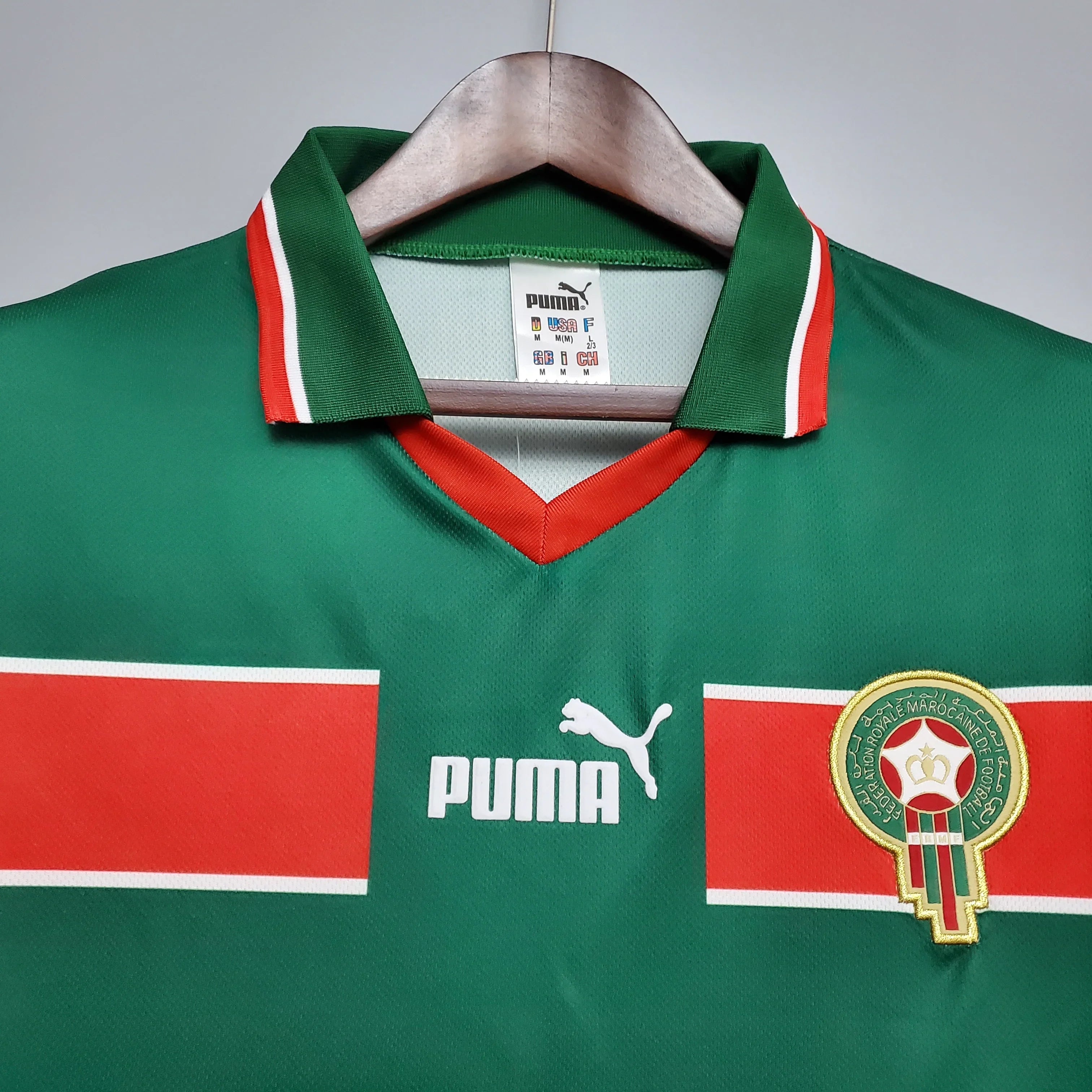 Morocco 1998 Retro Shirt – Fútbol Club Vintage