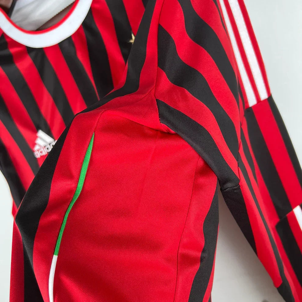 Camiseta Retro AC Milán Manga Larga 2011-12 - Fútbol Club Vintage