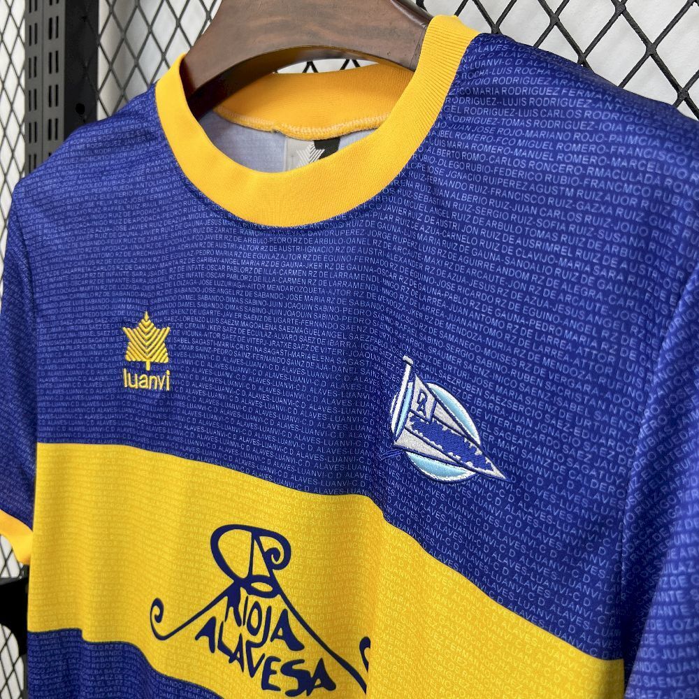 Camiseta Retro Deportivo Alaves FINAL UEFA  2000-01