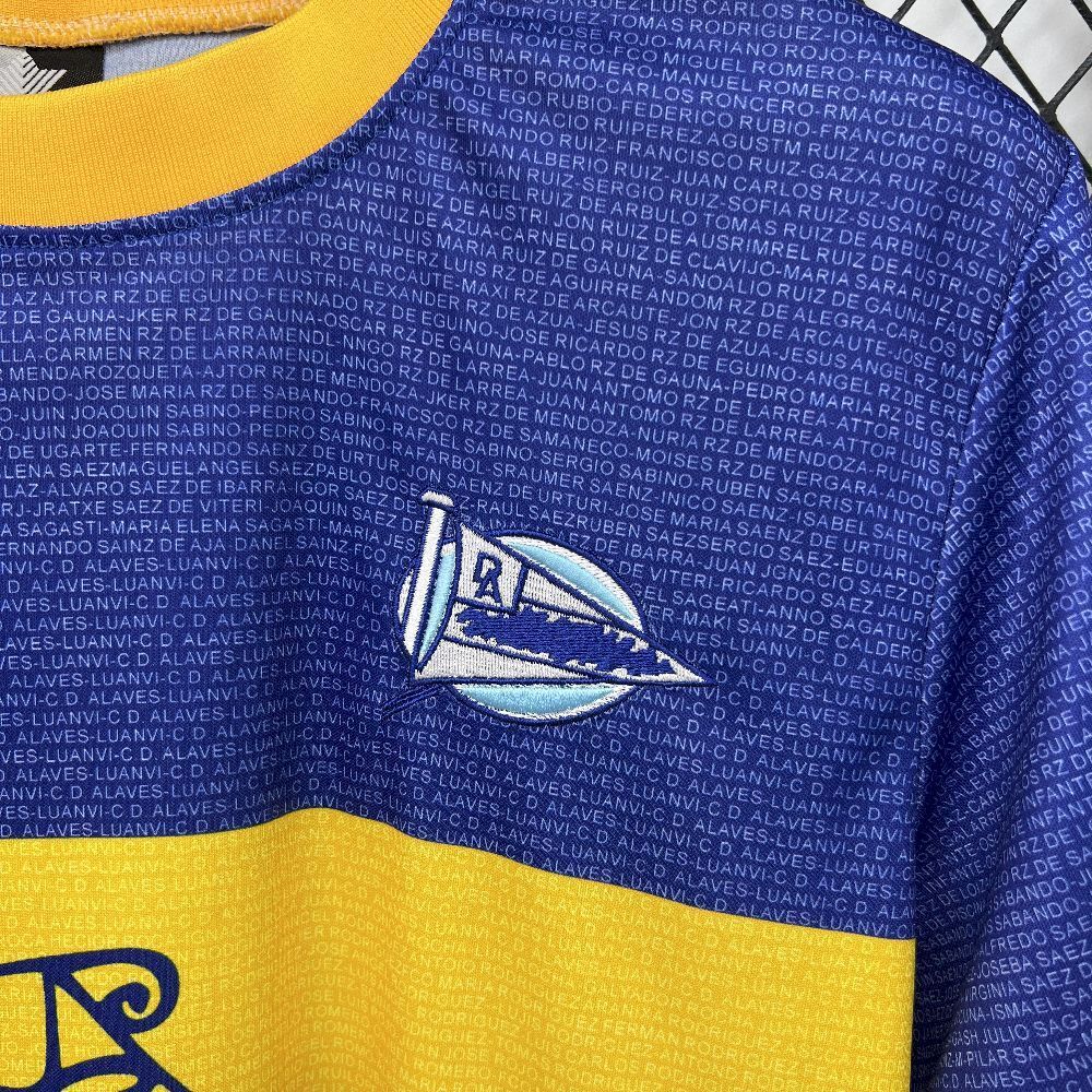 Camiseta Retro Deportivo Alaves FINAL UEFA  2000-01