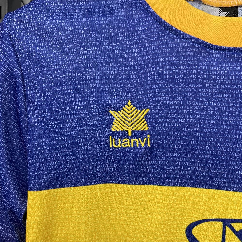 Camiseta Retro Deportivo Alaves FINAL UEFA  2000-01