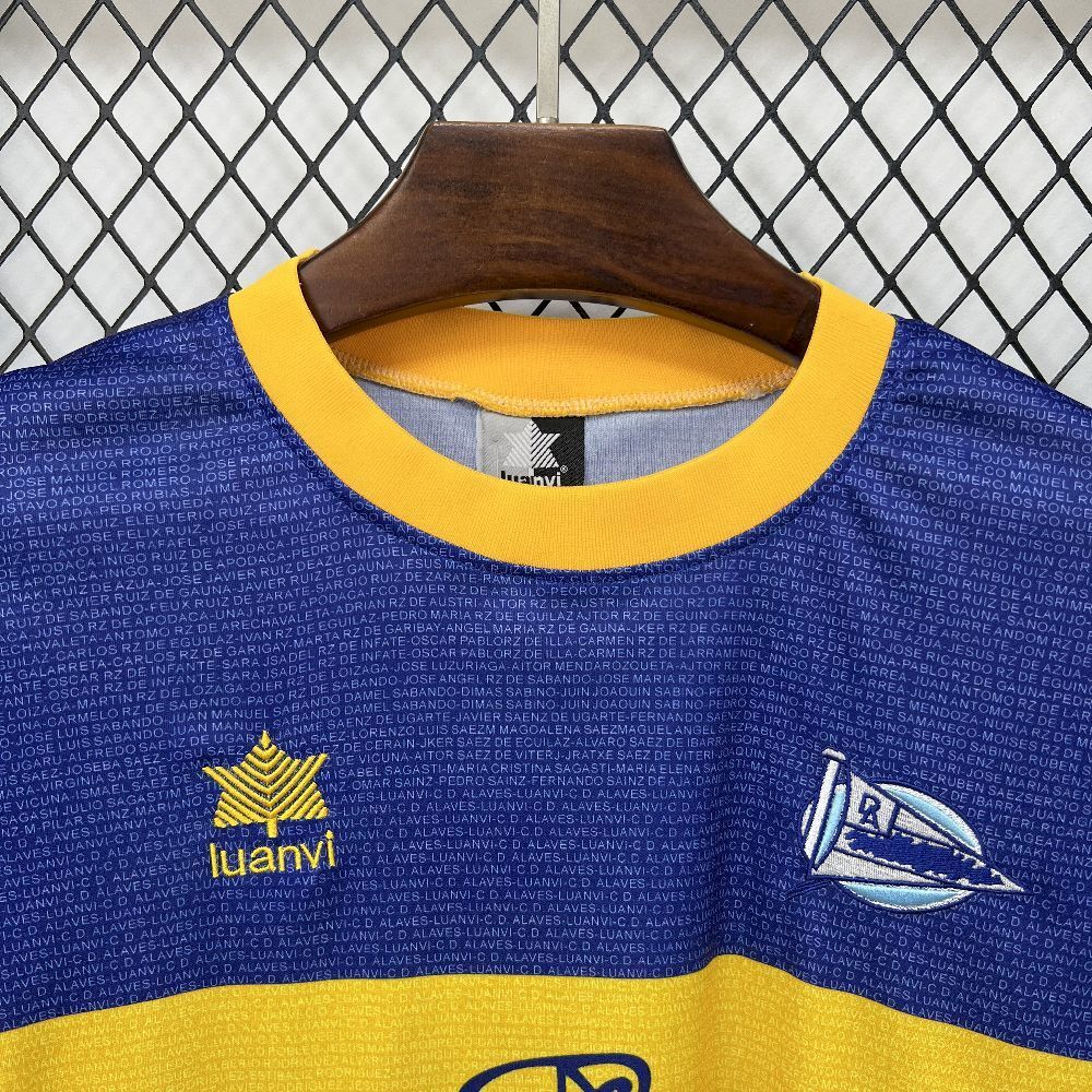 Camiseta Retro Deportivo Alaves FINAL UEFA  2000-01