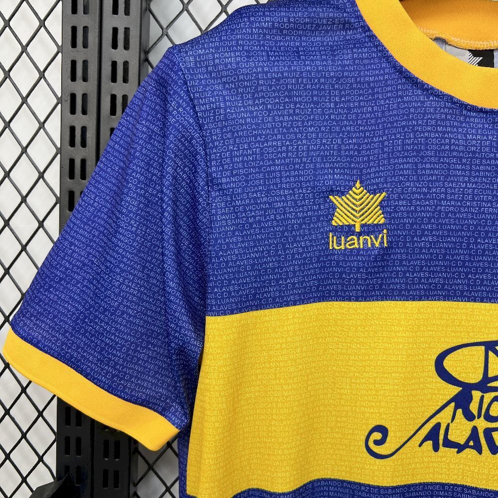 Camiseta Retro Deportivo Alaves FINAL UEFA  2000-01